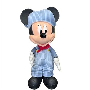 Collectible Disney Mickey Mouse Club House Pull string Talking Train‎ Conductor